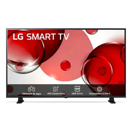 Smart Tv Profissional LG 32  Hd Led Processador A5 Ai Alexa Integrada Webos 23  32lr651c-bsa