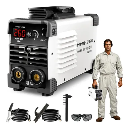 Máquina Inversora De Solda Portatil Mma-260a/110v