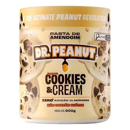 Pasta De Amendoim Dr. Peanut 600g Novos Sabores Gourmet