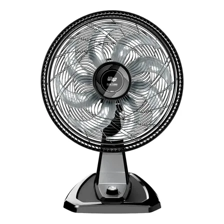 Ventilador De Parede E Mesa Wap Flow Turbo Com 8 Pás 3 Velocidades 50 Cm 60 Preto 127v Plástico