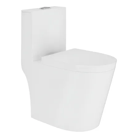 Vaso Sanitário Monobloco Caixa Acoplada Completo Privada Cor Branco Tubrax - Vab0003