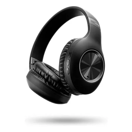 Fone De Ouvido Headphone Aiwa Hp-02-b Bluetooth Anc Alta Definição Preto