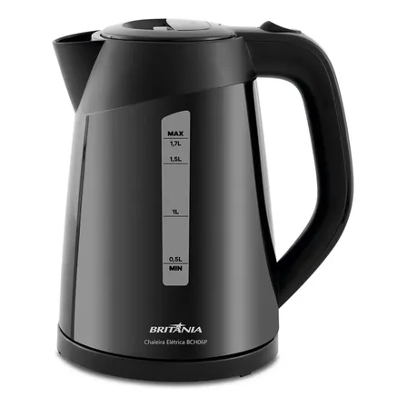 Chaleira Elétrica Britânia Bch06p 1,7l Cor Preto 127v